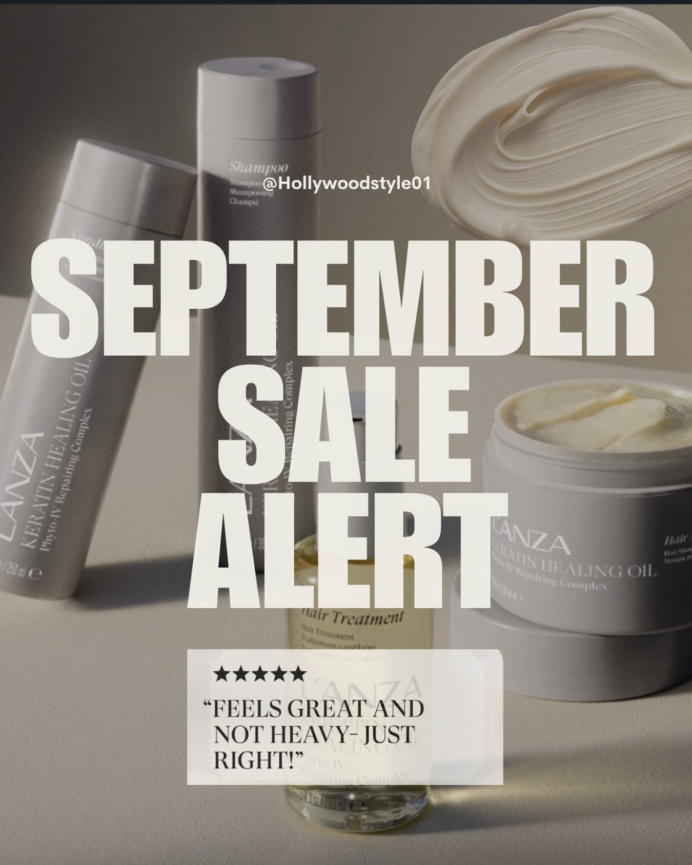 ✨ YOUR FAVORITE DEAL IS BACK ✨

September is bringing one of our biggest hits! 👀🤎

🛍️ 15% OFF anything from the KHO L&rsquo;ANZA line
✨ 50% OFF a Trauma Treatment when purchased with a foil service

A little refresh for your hair + a little saving