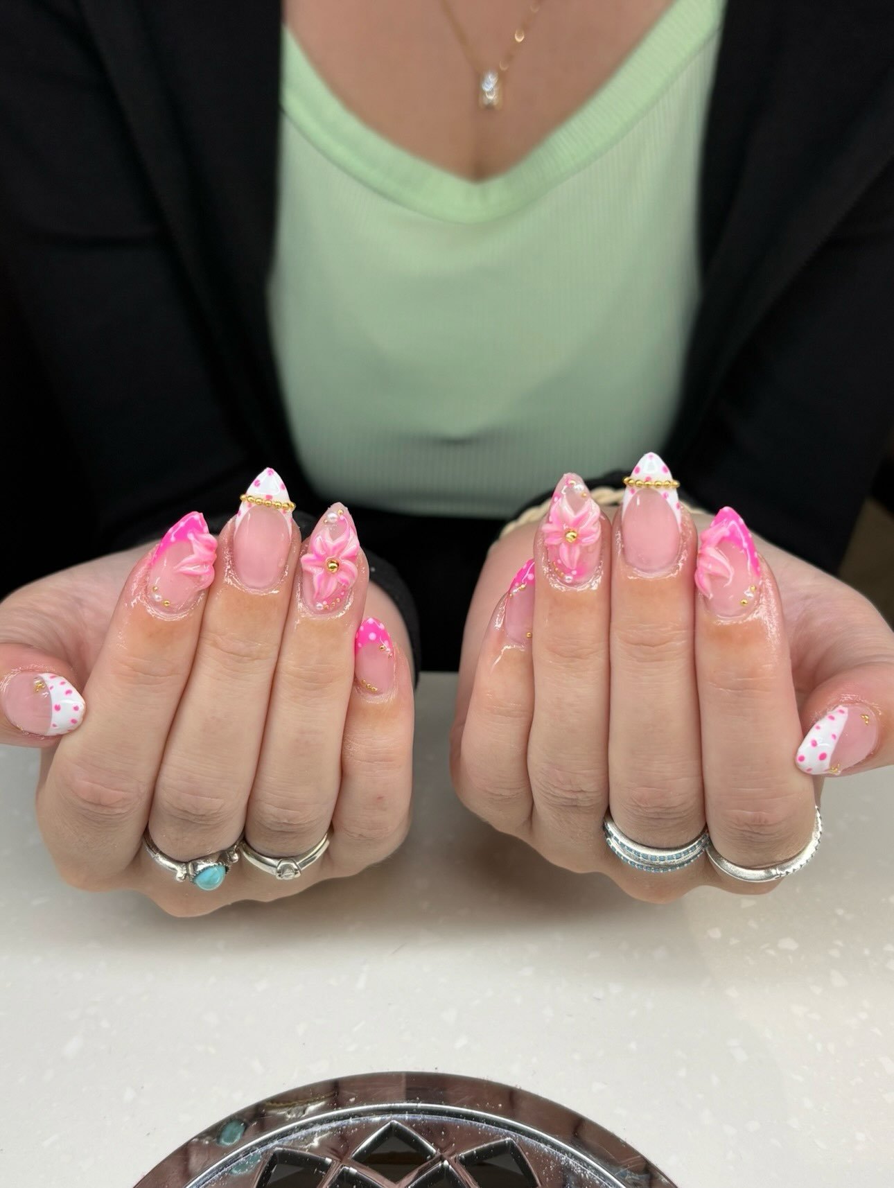 your inspo&hellip;our art 🤌🏼🤌🏼🤌🏼

Some of our recent nail art because these deserve a spot on the feed 💅🏼

Now we wanna know&hellip; whose nails are we doing next? 👀

Call (605) 990 4247
OR
Book online through the link in bio 🔗 

Find your 