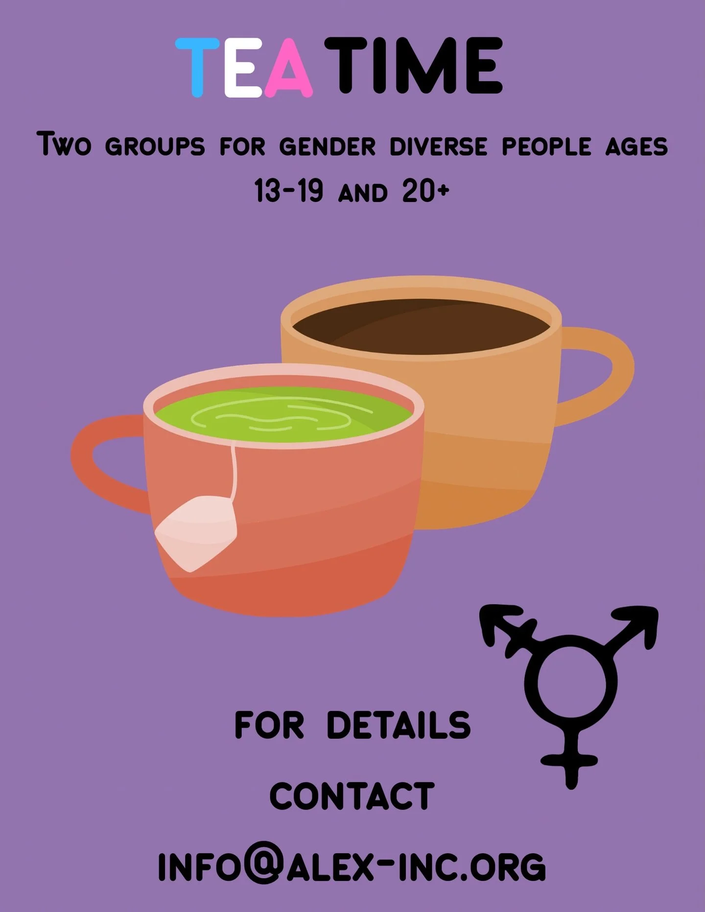 Two new groups starting soon!
Email info@alex-inc.org for more information!!!

#connecticut #inclusivity #ctpride #alexct #trans