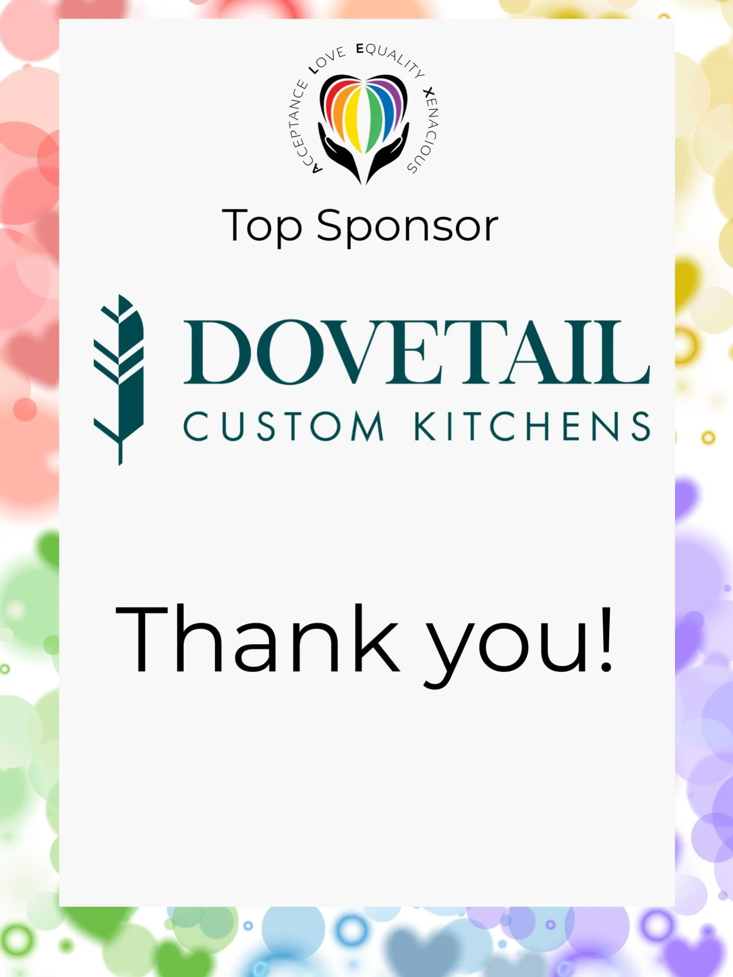 We are incredibly grateful to our Hope Sponsor, Dovetail Custom Kitchens, for their generous top sponsor support of the ALEX Gala 2026. ⭐

Your leadership helps make this work possible, creating space for connection, belonging, and community. 💜

#AL