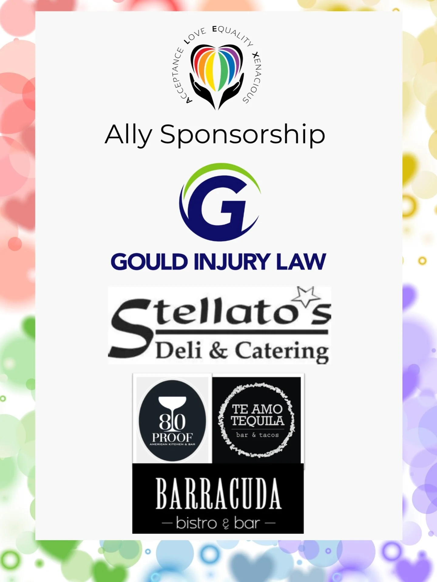 We are so grateful to our Ally Sponsors for their generous support of the ALEX Gala 2026 🤝
Your partnership helps make this work possible and strengthens the sense of community we are so proud to build together. 

Thank you for standing with ALEX. ?