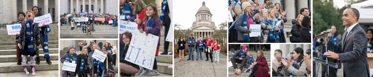 Collage of images of advocates at Have a Heart for kids Day 2026