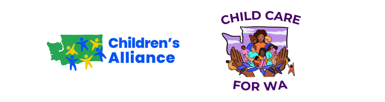 Children's Alliance and Child Care for WA logos