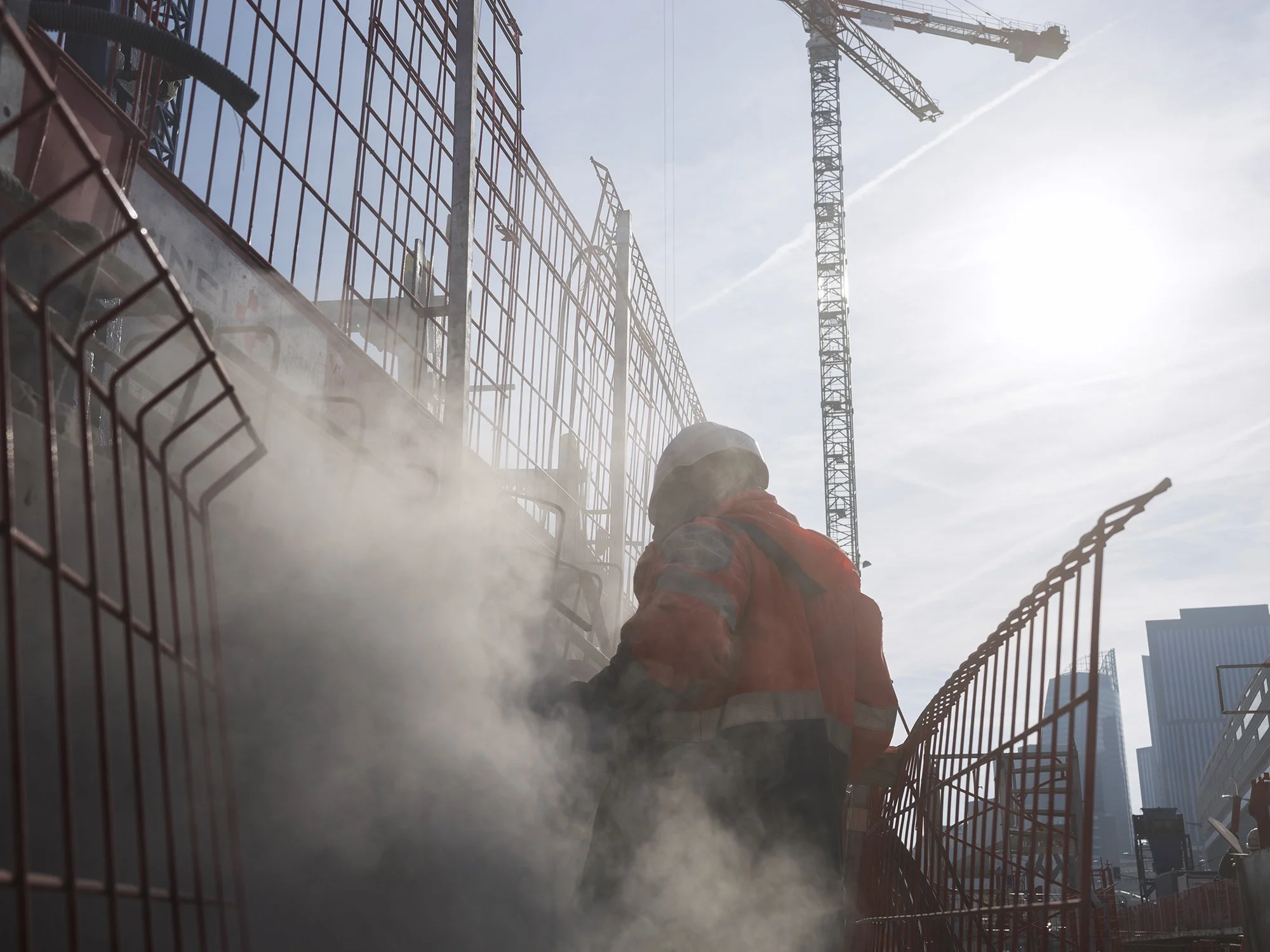 "L'Archipel", two-years assignment from VINCI Group, construction of their new headquarters in Nanterre, France