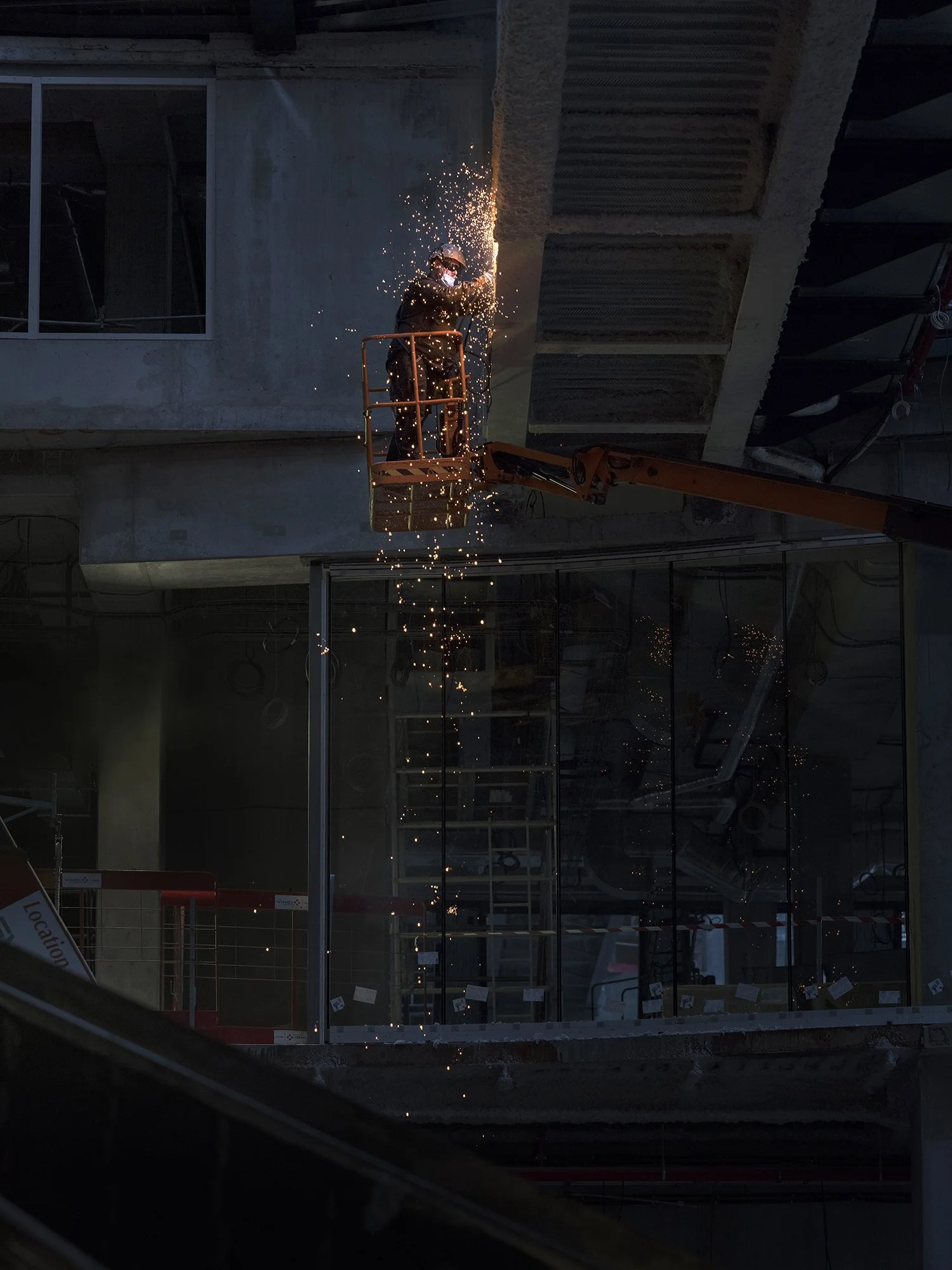 "L'Archipel", two-years assignment from VINCI Group, construction of their new headquarters in Nanterre, France