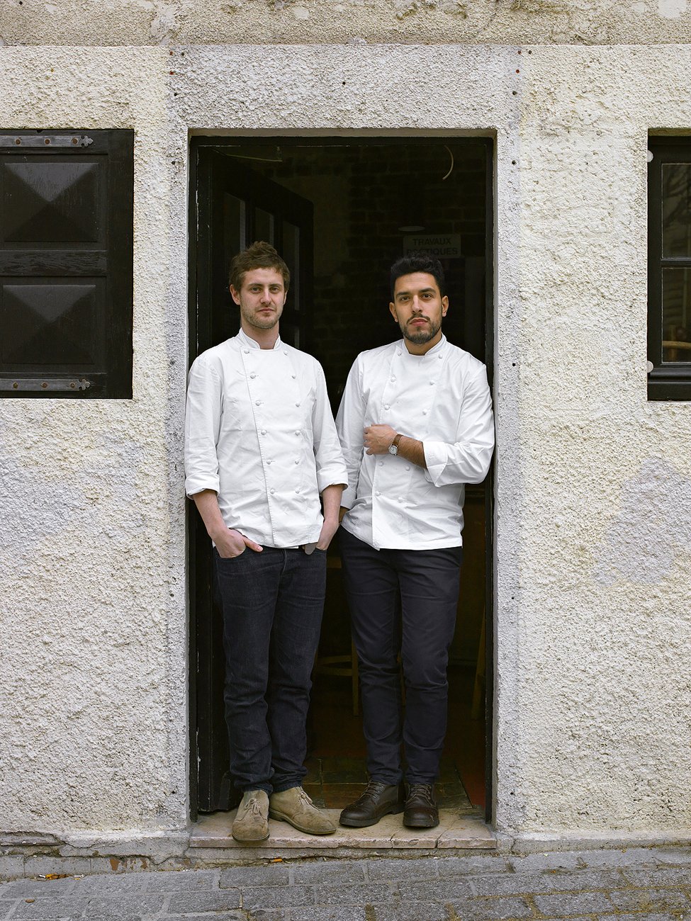 Michael Greenwold and Simone Tondo, chefs, in Paris for THE NEW YORK TIMES
