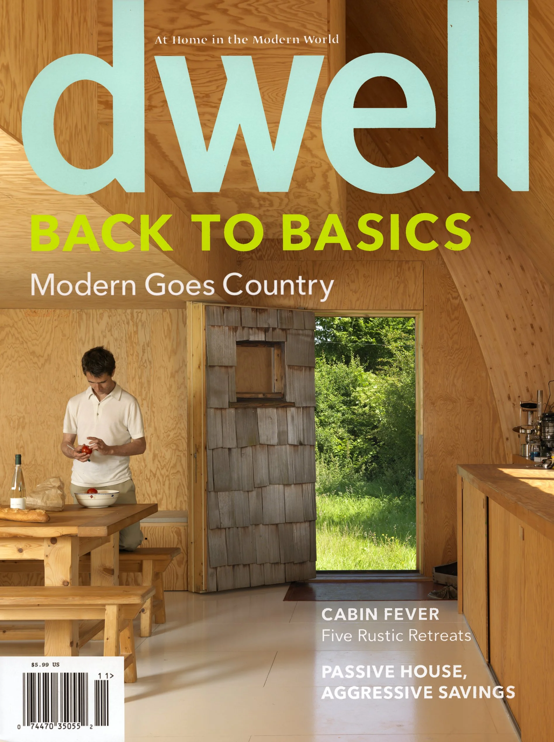 Architect Jean-Baptiste Barache's house in Normandy, for DWELL (cover)