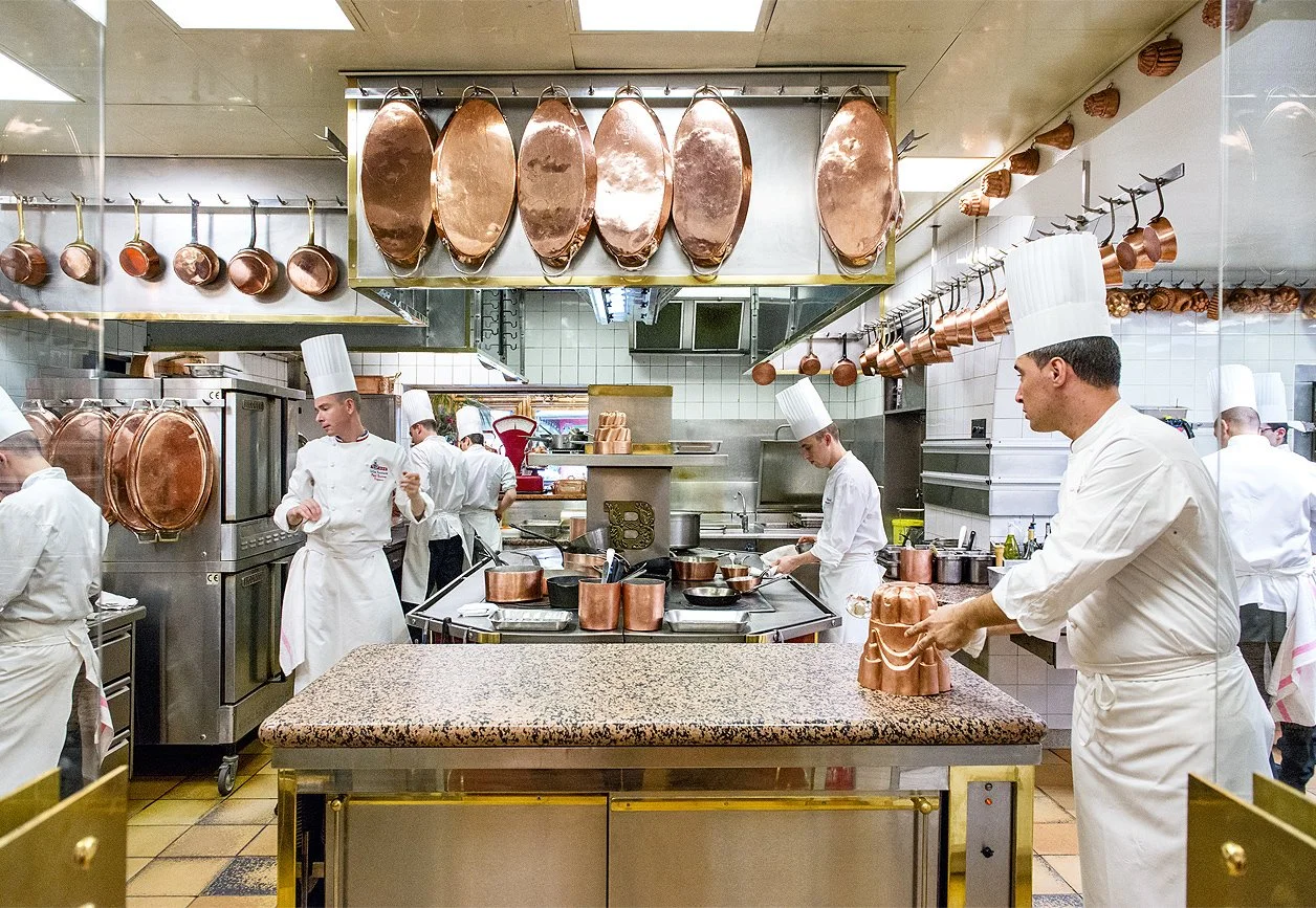 Inside Paul Bocuse's Auberge du Pont de Collonges, nearby Lyon, for TRAVEL+LEISURE