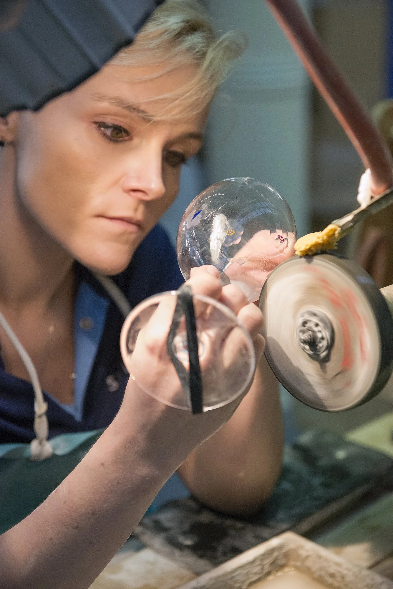 Saint-Louis crystal factory, France, for AFAR