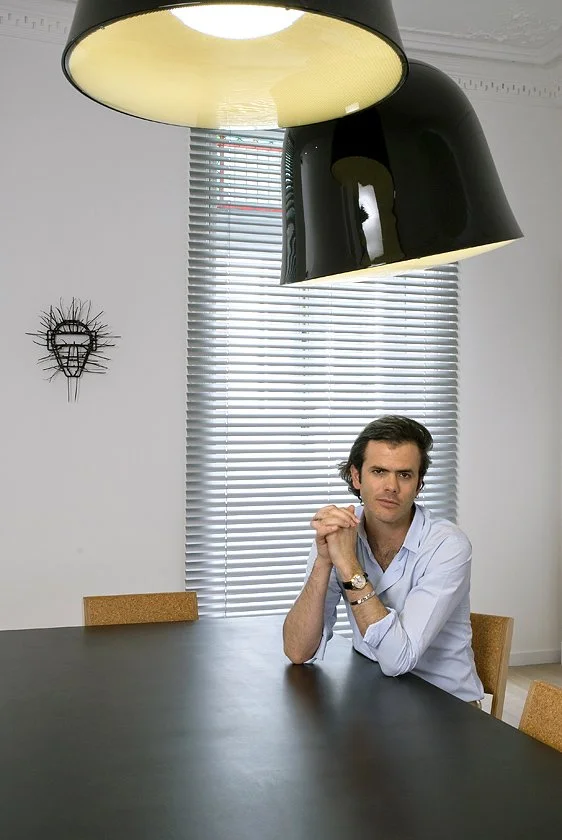 Guillaume Houzé, art buyer in his Paris home, for ART AND AUCTION