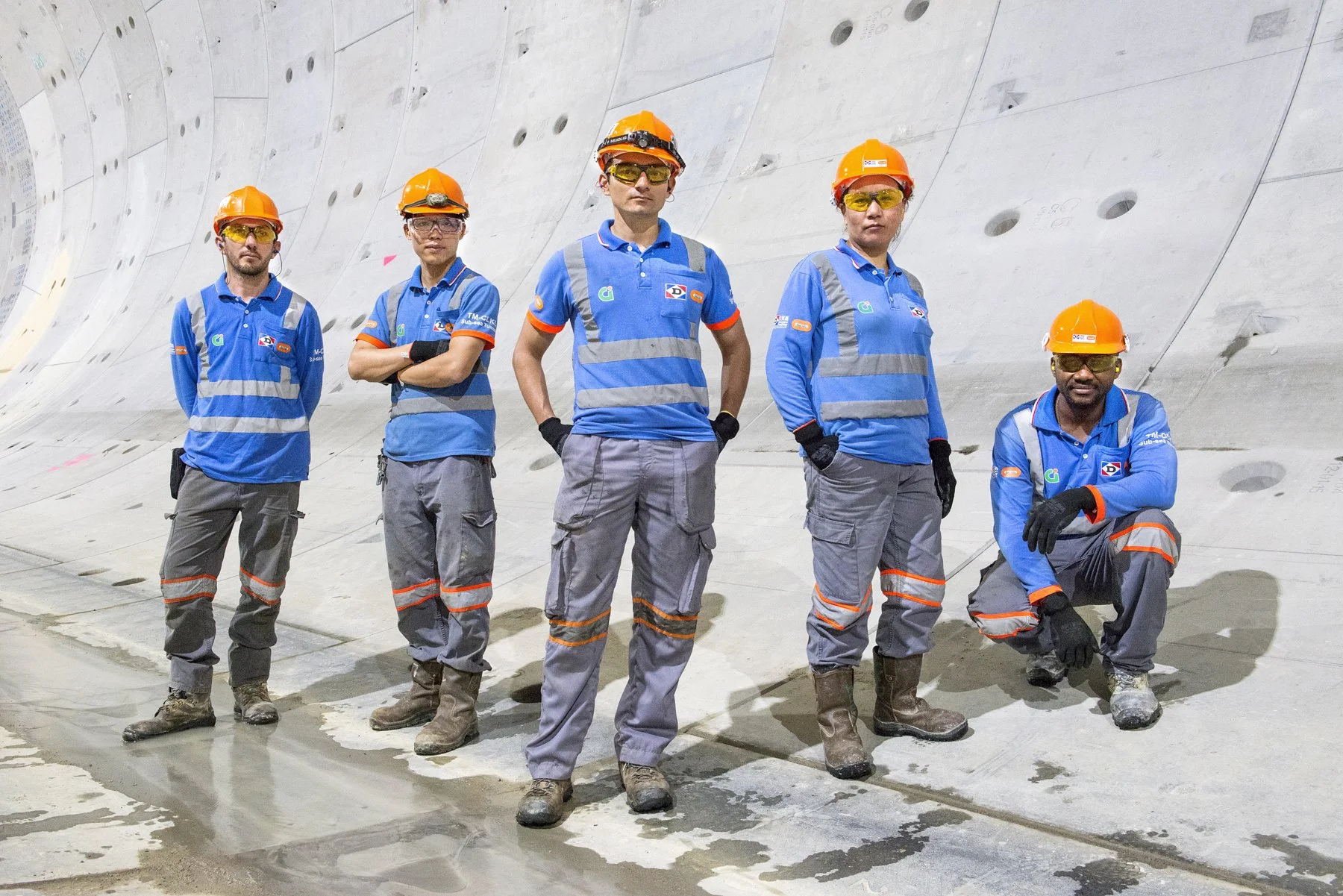 Tuen Mun tunnel construction, the largest subsea tunnel in the world, Hong Kong, for Bouygues TP/Dragages HK