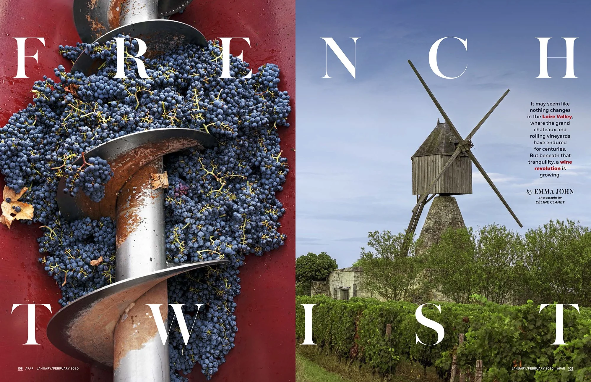 Wine makers of the Loire region, for AFAR