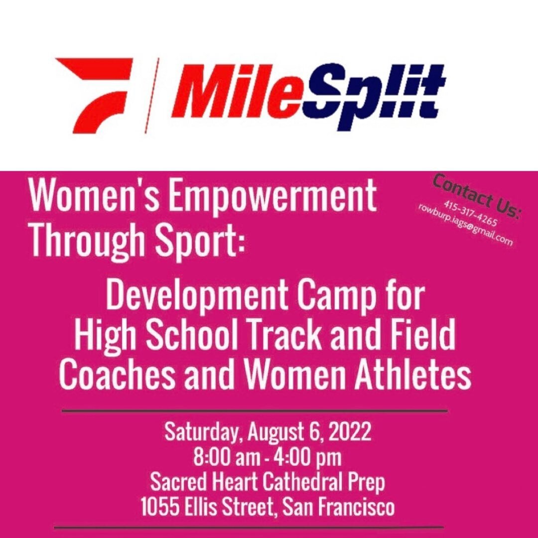 We are so proud to announce @milesplit @milesplitca @flosports as a sponsor for the Women&rsquo;s Empowerment Through Sport Development Camp! We are so excited for August 6th to see our atheletes and coaches! 
#CDAF #ExchangeAlumni