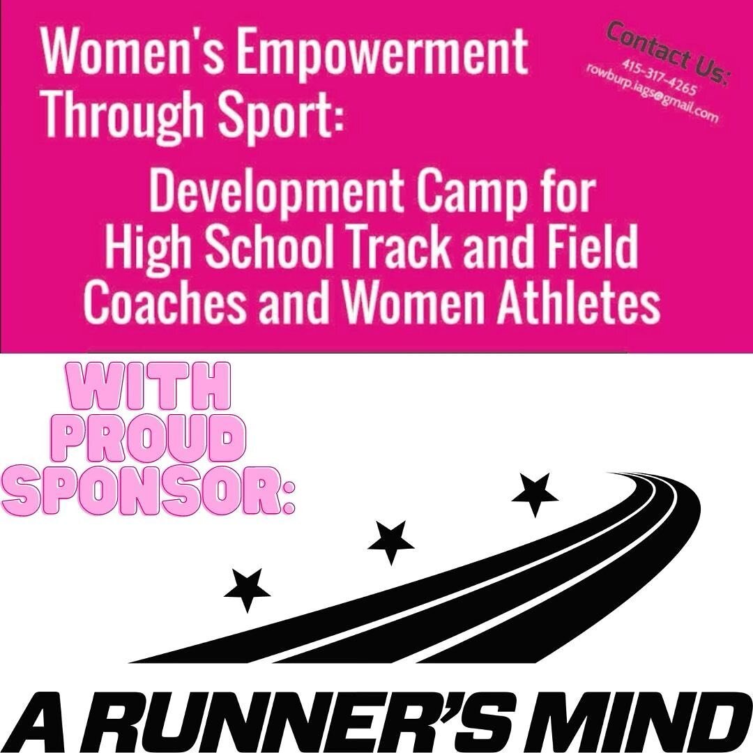 We are thrilled to announce that the Woman&rsquo;s Empowerment Through Sport camp is being sponsored by @a.runners.mind and we are so happy to be working with them!