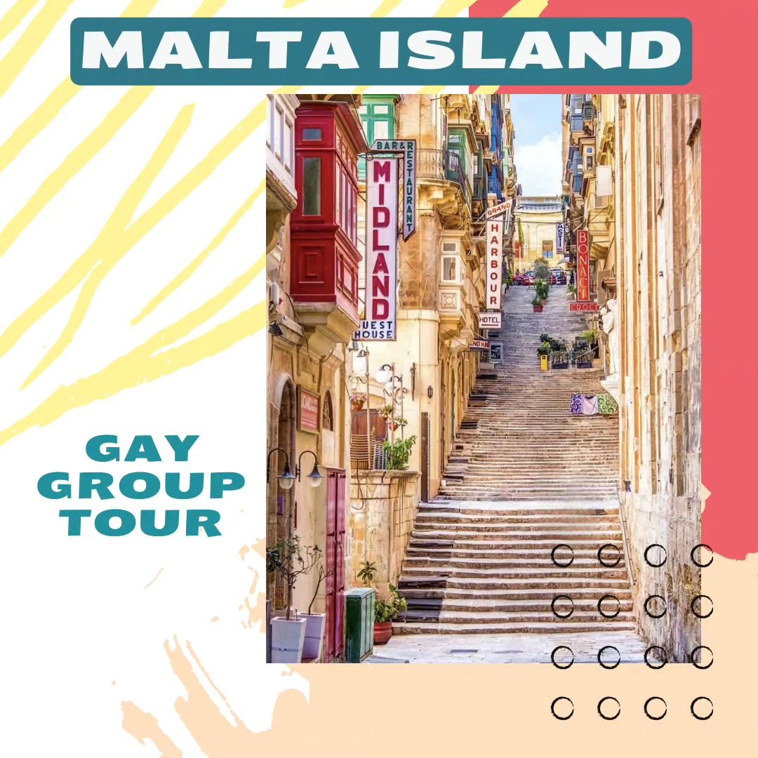 🏳️&zwj;🌈 Join our small gay group tour and visit Malta for its rich history, stunning architecture, and crystal-clear waters. 😍😎
Explore ancient temples like Ħaġar Qim, marvel at the grandeur of Valletta's Baroque buildings, and relax on beautifu