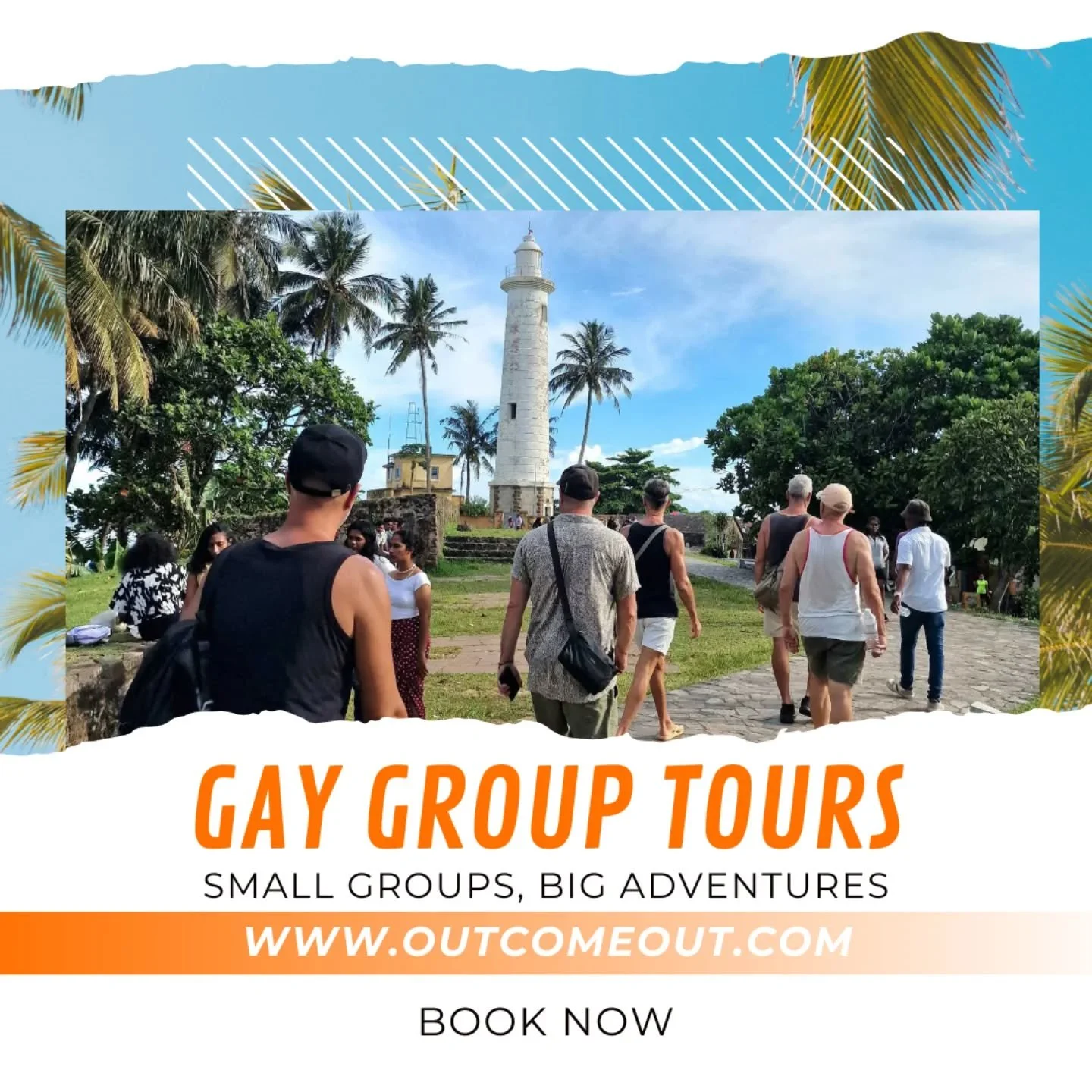 🏳️&zwj;🌈 Need to relax, get everything organized, and meet new people? Join a group tour with Out Come Out! 

All you need to do is unwind and enjoy the moment&mdash;whether in Thailand, Vietnam, Sri Lanka, Cambodia, and more! 😎 

Follow us on Ins