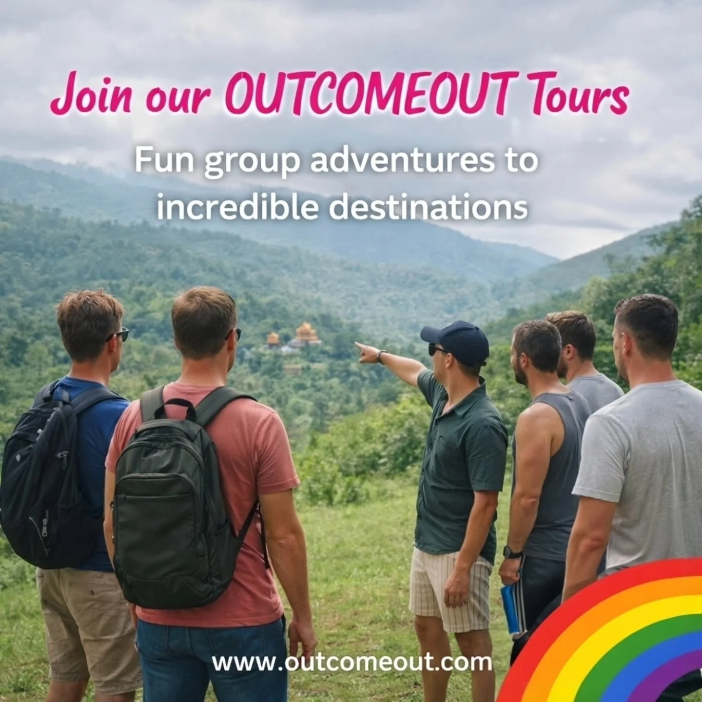 🌈✈️ Adventure, laughs &amp; unforgettable vibes!

Join OUT COME OUT Tours from Thailand 🇹🇭, Vietnam 🇻🇳, Cambodia 🇰🇭, Laos 🌿, Sri Lanka 🏖️, India 🇮🇳, Morocco 🕌 and explore the world your way! 😎💖🍹

🛍️👉 www.outcomeout.com or link in bio