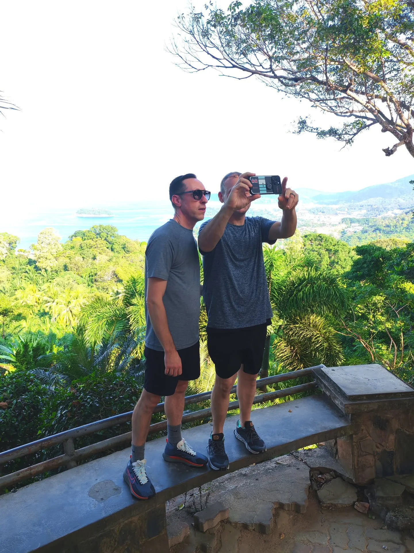 🌴 POV: You finally booked the trip and now you&rsquo;re living your best life in Thailand. 🇹🇭✨
Drop a ❤️ if you need a vacation ASAP!

Look at these two absolute legends from our last tour! 🤩 Just standing on top of Phuket, taking in those insane