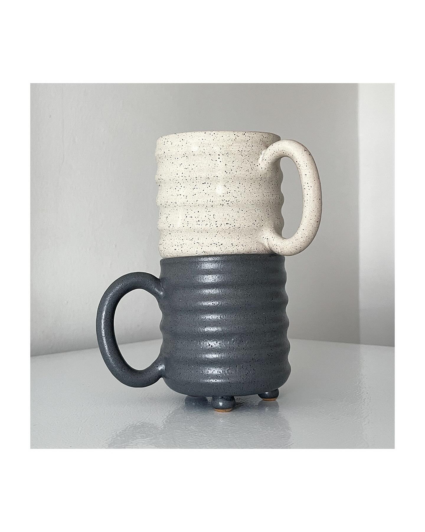 Wobble mug in charcoal satin glaze. 
.
.
.
#bowlcutceramics #clay #ceramics #ceramicart #contemporaryceramics #kilnfolk #potteryforall #handmadeceramics #pottersofinstagram #pottery #handmade #craft #handcrafted #keramik #bipocartists #ihavethisthing
