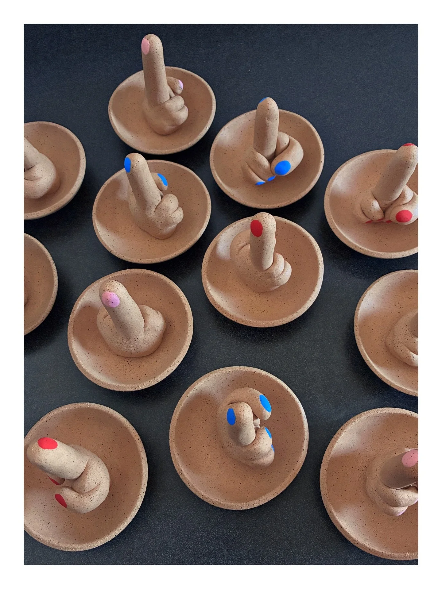 These lovely little ring dishes are now available @localtake in the Castro! 
.
.
.
#ceramic #pottery #ringdish #ceramicarts #finger