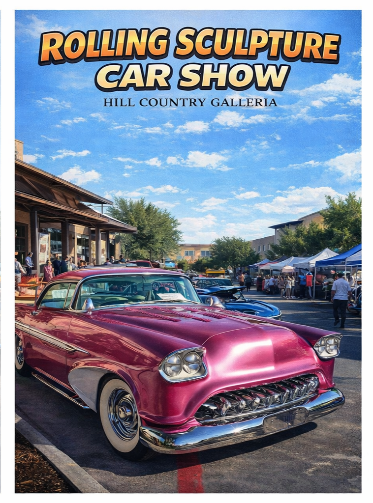 ROLLING SCULPTURE CAR SHOW @ THE HILL COUNTRY GALLERIA 