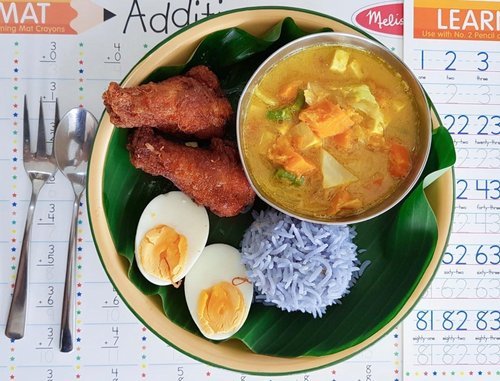 Homemade Childrens’ Nasi Lemak