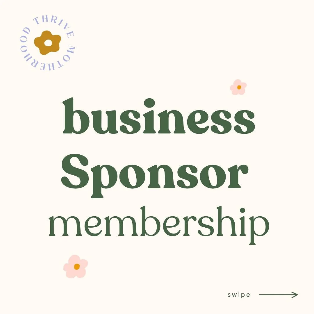 Announcing our last round of business sponsor members 2025 is open for application!
Swipe to see the benefits of this sponsorship which allows us to partner closely with your business to share with our amazing mama network AND greatly helps fund us