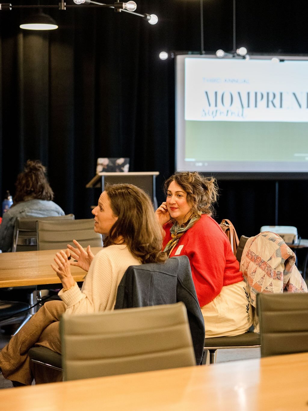 Where are my mom entrepreneurs!? We had a lovely, helpful and informative mompreneur summit last weekend! So thankful for all the amazing speakers and sponsors to make the morning possible for mom business owners.

This weekend, find a business owned