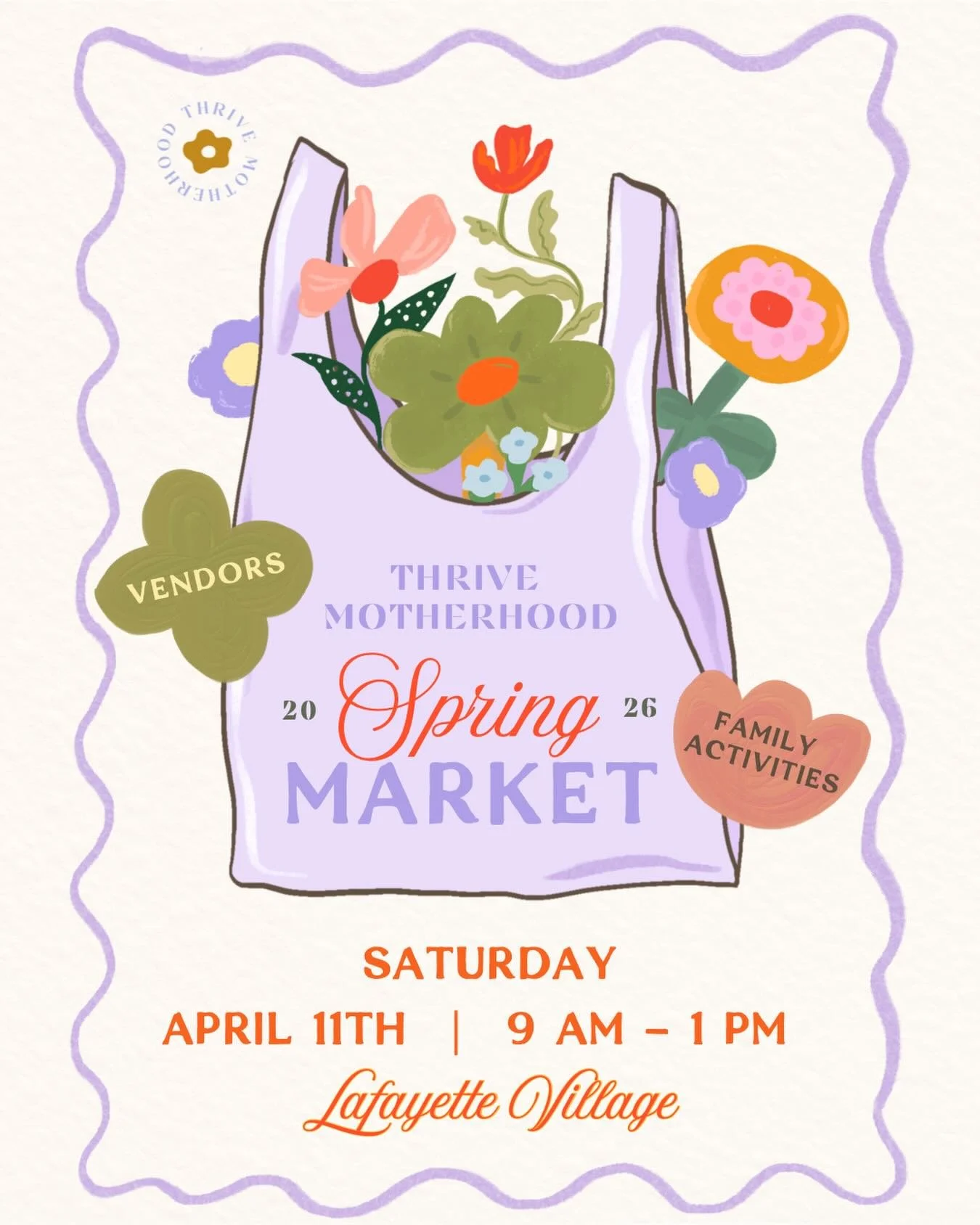 Join us for our 2026 spring pop-up market at Lafayette Village in north Raleigh! 

We will have lots of free activities for kids and adults, local vendors to shop for Mother&rsquo;s Day gifts, and visits from some popular characters with Enchanted Wi