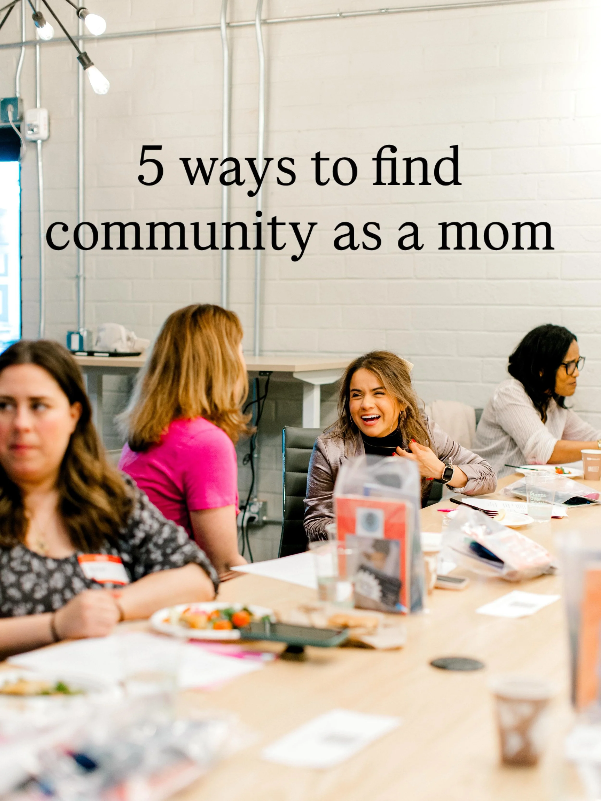 And with all 5 of these&hellip; consistency is key!
You can&rsquo;t show up once and expect to meet your besties. Relationships take time to develop trust. Good and healthy communities need trust. 

But the time and effort is worth it. Even if it end