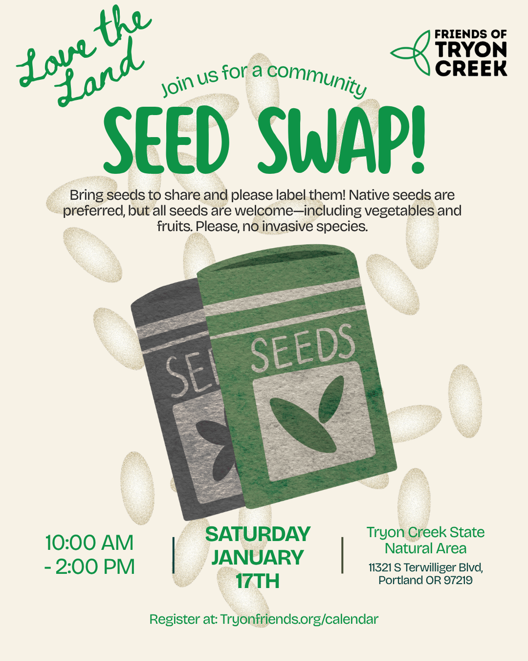 Love the Land: Seed Swap