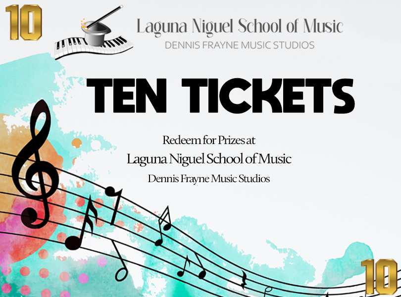Prize Tickets in Music Lessons | Discover & Win Music Rewards — Dennis ...