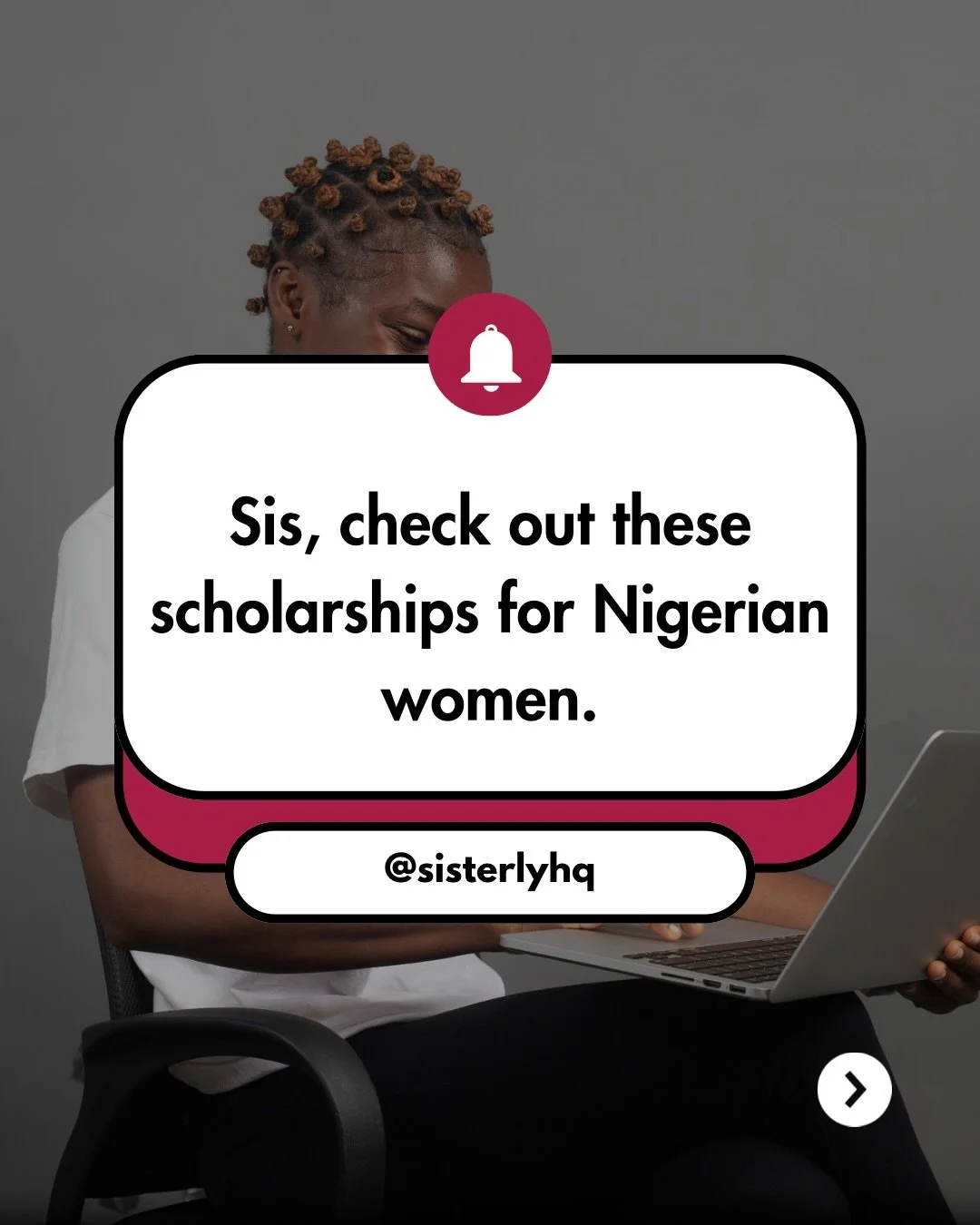 Sis, check out these scholarships for Nigerian women 🤍
Opportunities like this can be the push you need for your next academic or career step - don&rsquo;t sleep on them.

✨ Apply now via the link in our bio! 
Pro Tip: Use the filter option and sear