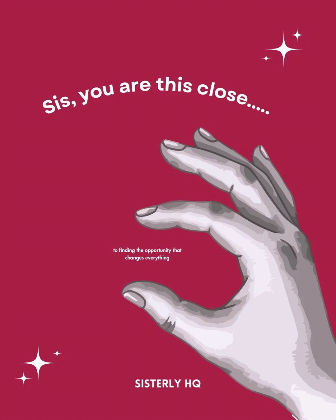 Sis, you&rsquo;re closer than you think.

Don&rsquo;t stop now.

✨ Apply via the link in bio: https://www.sisterlyhq.com/opportunities

Pro Tip: Use the filter option and search bar to quickly find the opportunity you&rsquo;re eyeing and save yoursel