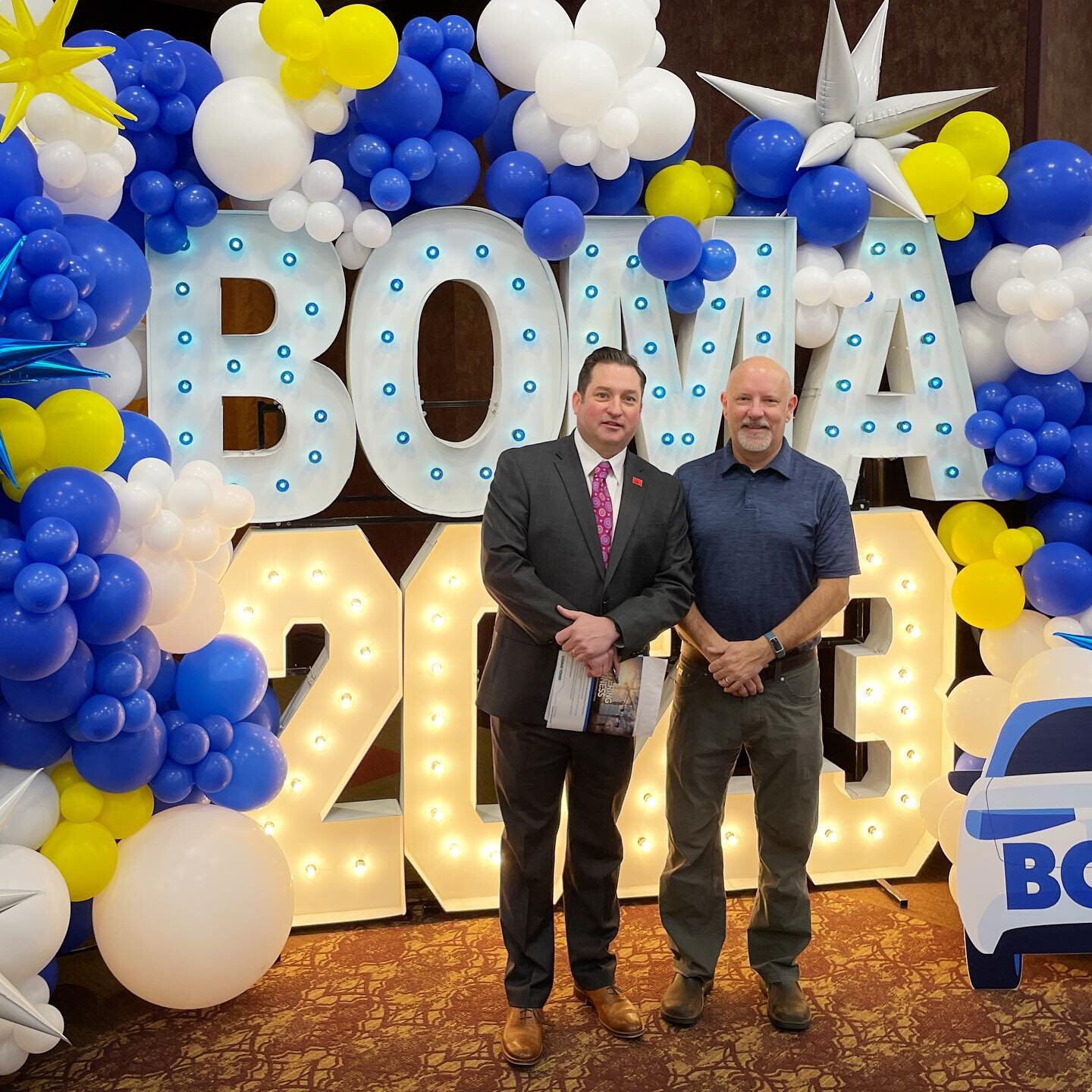 @krisjanhiner and @isbell.ted the morning of the 2023 @bomaidaho Commercial Real Estate Symposium. 

#boma #bomaidaho #bomasympo23 #cre #commercialrealestate