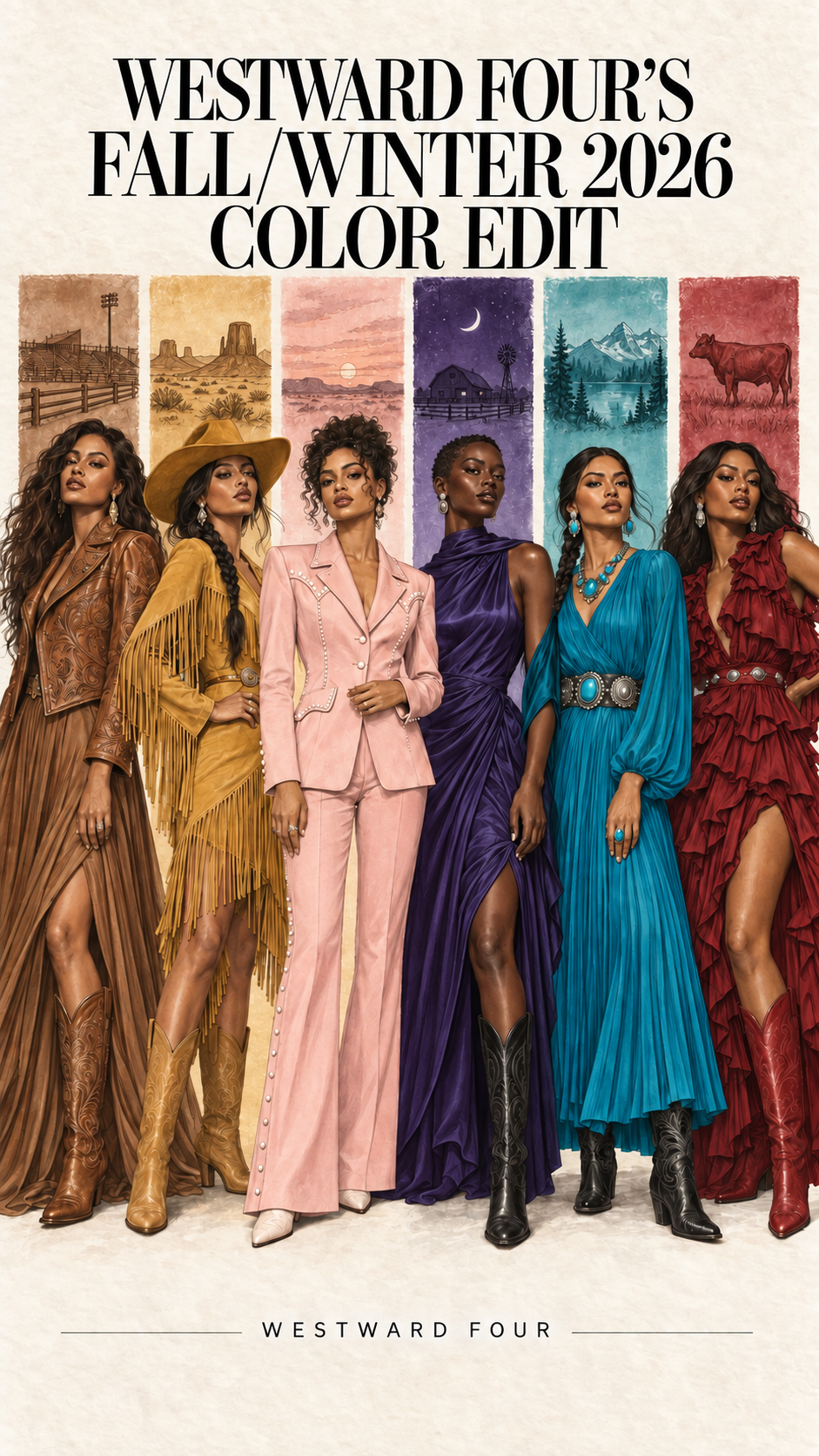 WESTWARD FOUR’s Fall/Winter 2026 Color Edit
