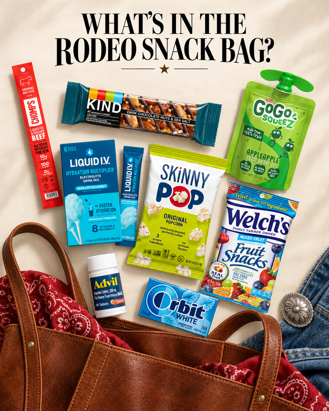 What’s in the Rodeo Snack Bag?