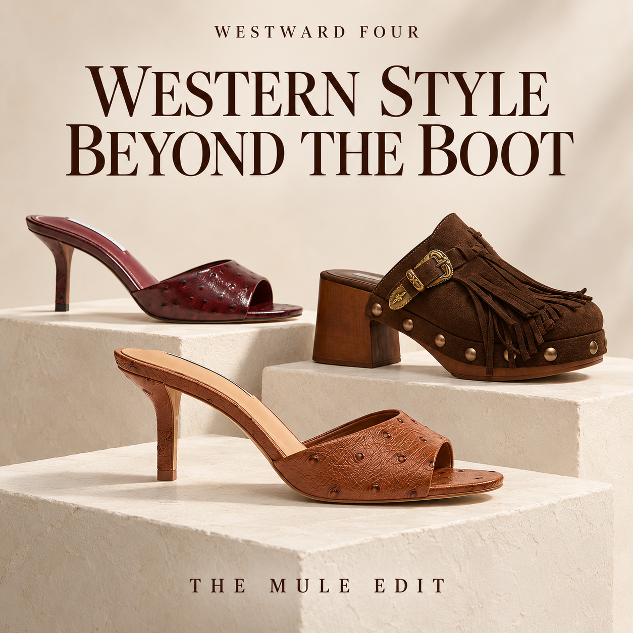 Western Style Beyond the Boot: Steve Madden’s Mule Moment