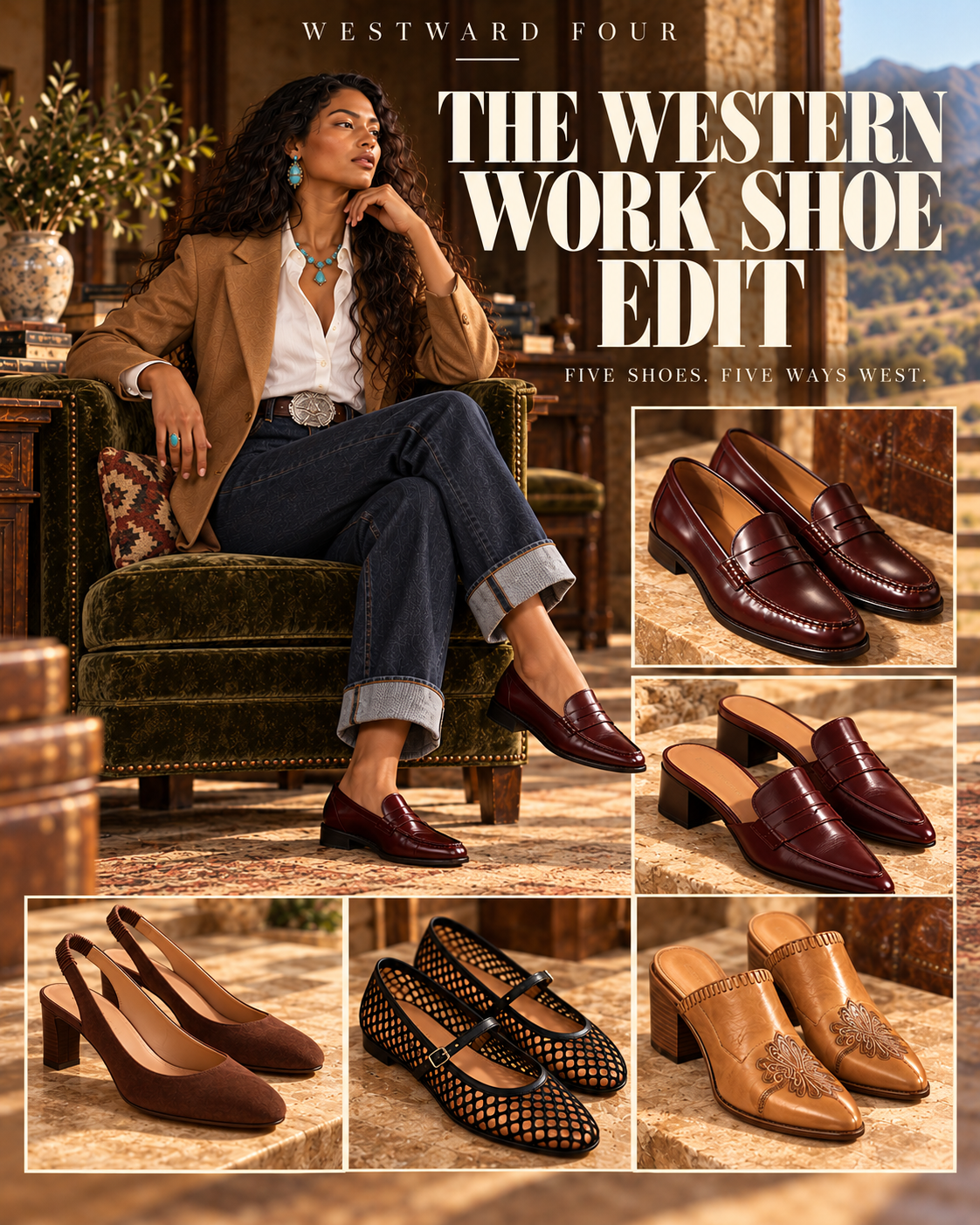 The Western Work Shoe Edit: Five Ways to Dress Beyond the Boot
