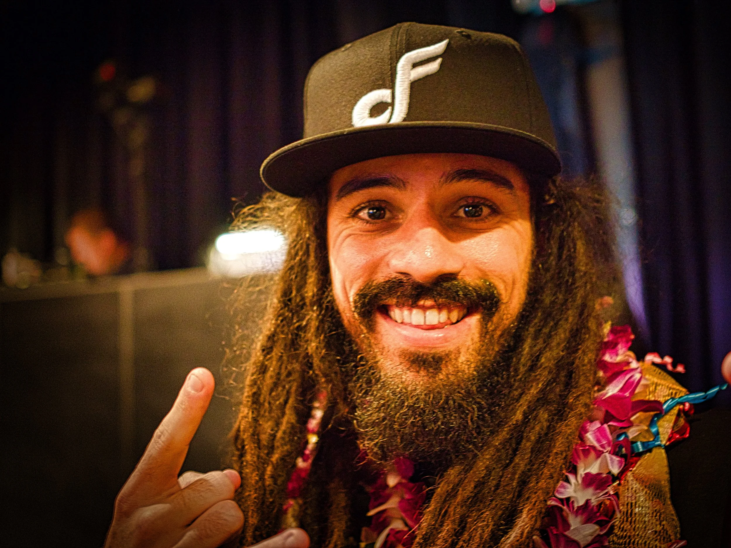 Biz Kellam Honolulu Hawaii Photography hip hop artist headshot at local venue on Oahu