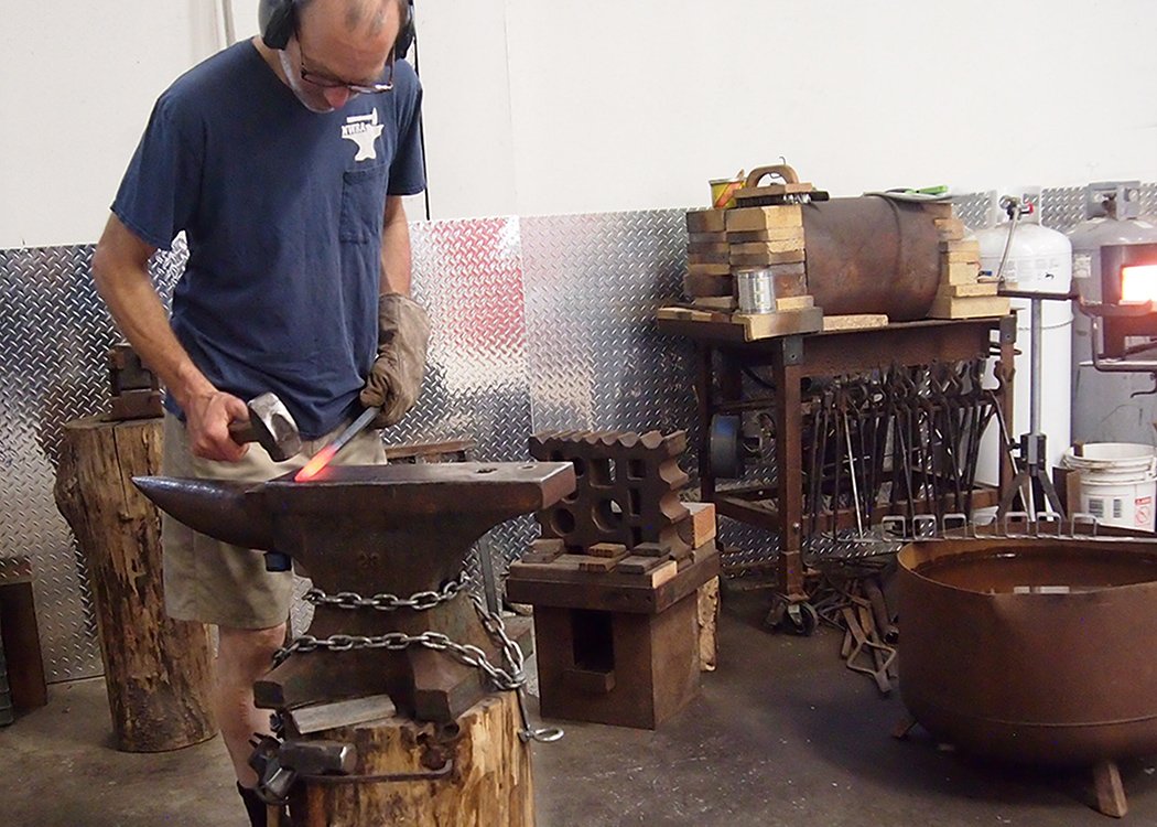 metal shop blacksmith welding blacksmithing metal fabrication casting portland oregon makerspace classes