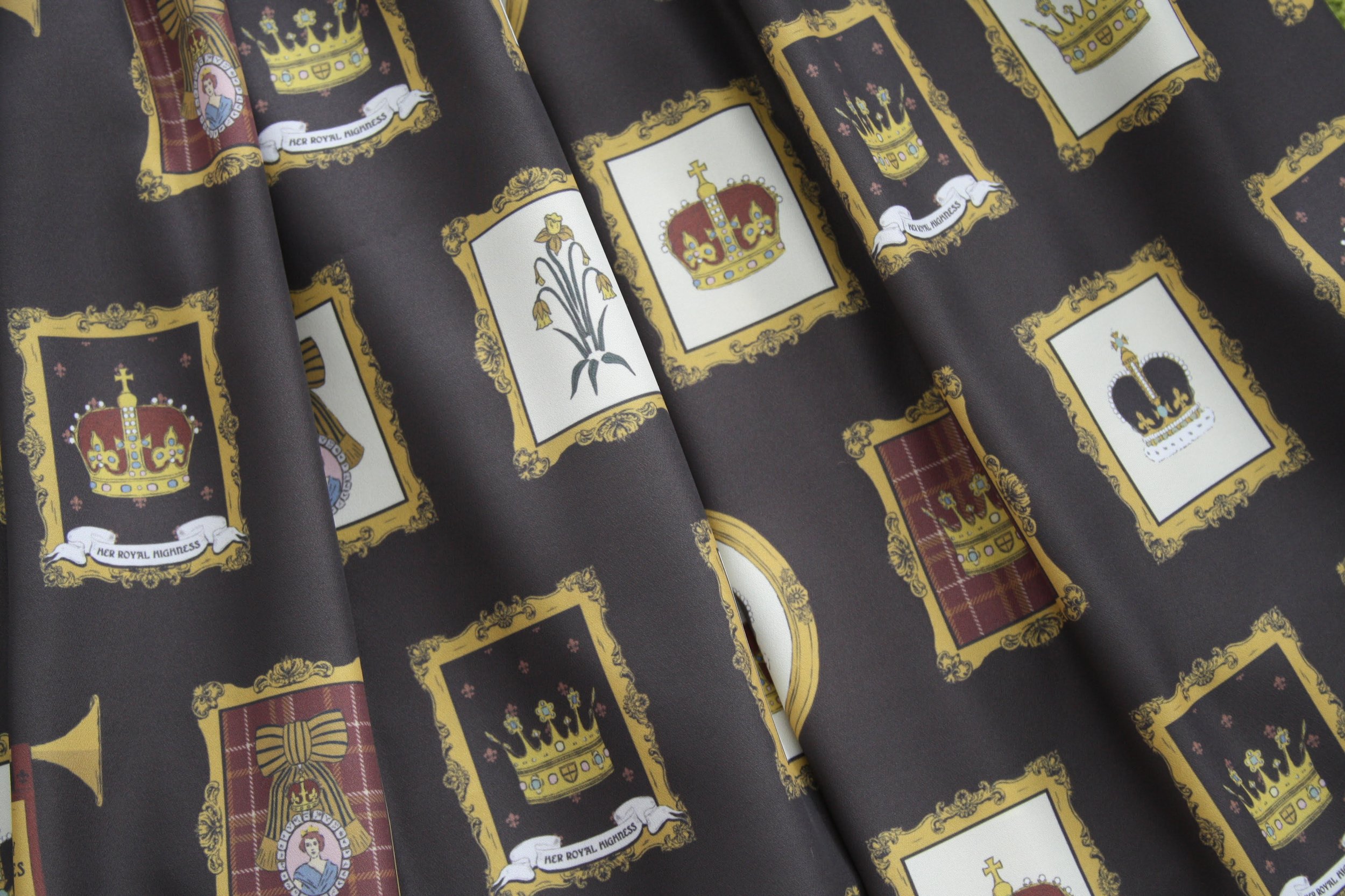 Crown Textile Illustration