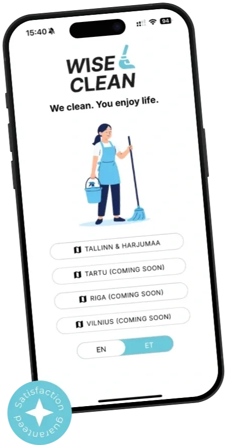 WiseClean | home cleaning app