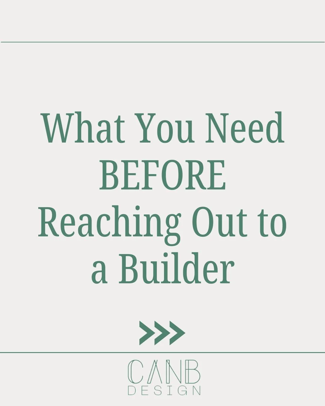 If you're thinking of building your own home (or renovating your current one), you might be wondering: where do I even start? And when do I reach out to a builder (is there such a thing as too early?)

➡️ That's what I'm here to guide you on. I'm a r
