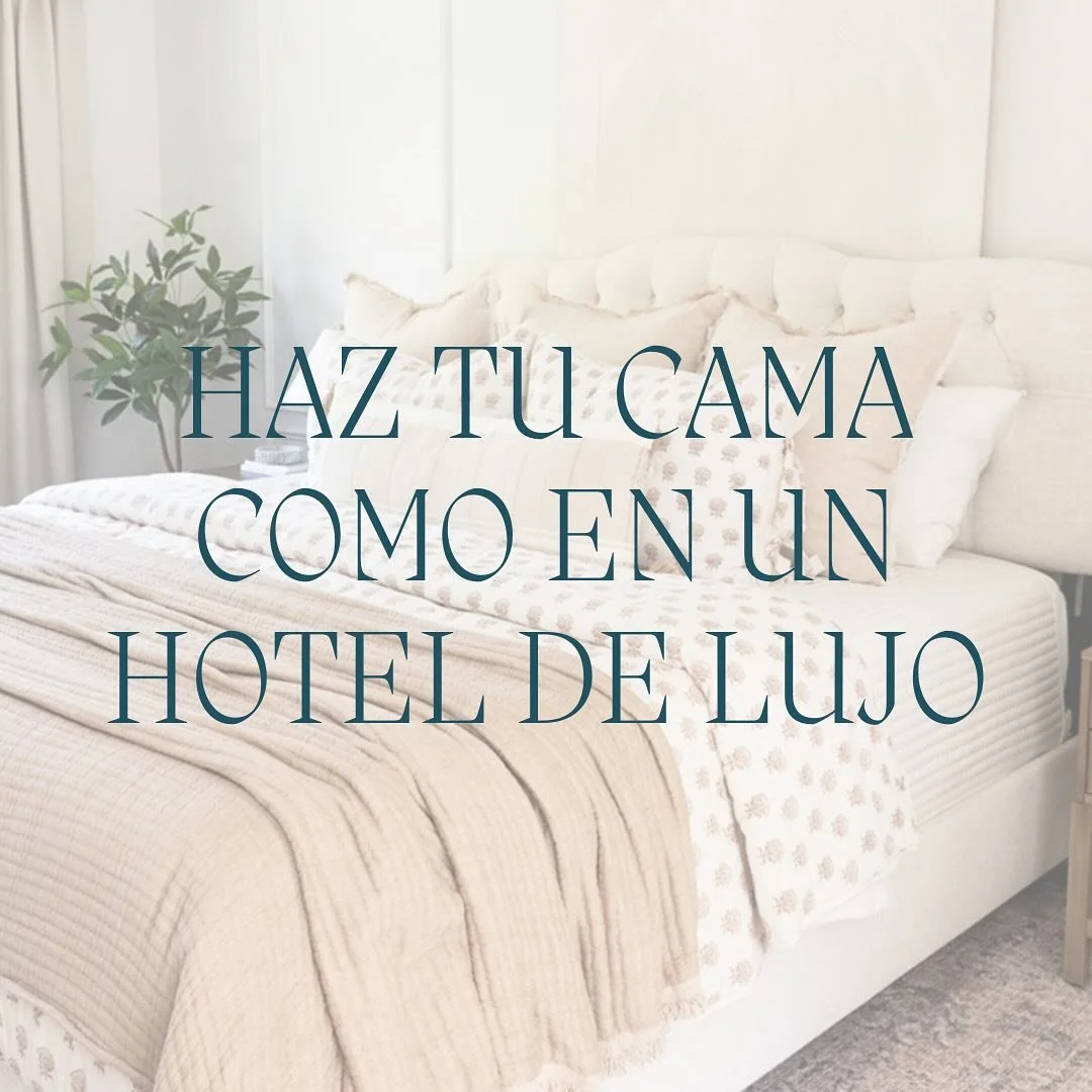 Sab&iacute;as que hacer la cama todos los d&iacute;as puede transformar tu rutina matutina?☀️ 

Aqu&iacute; te explico paso a paso! Descubre los beneficios que este simple h&aacute;bito puede traer a tu vida!

Empieza hoy y d&eacute;jame saber en los