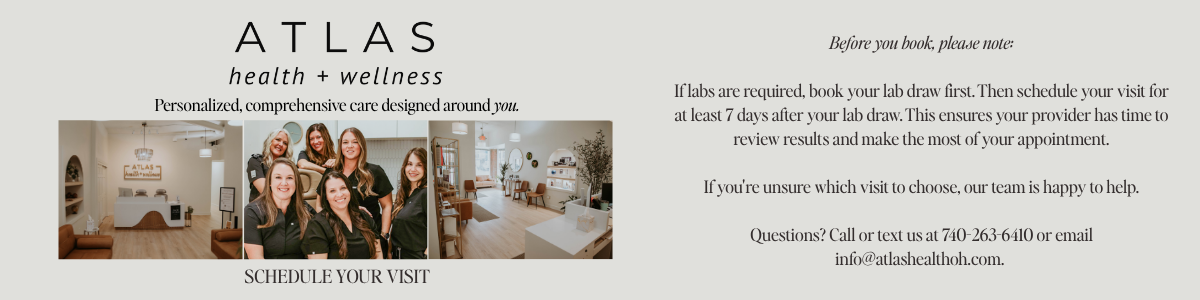 Atlas Health + Wellness scheduling information