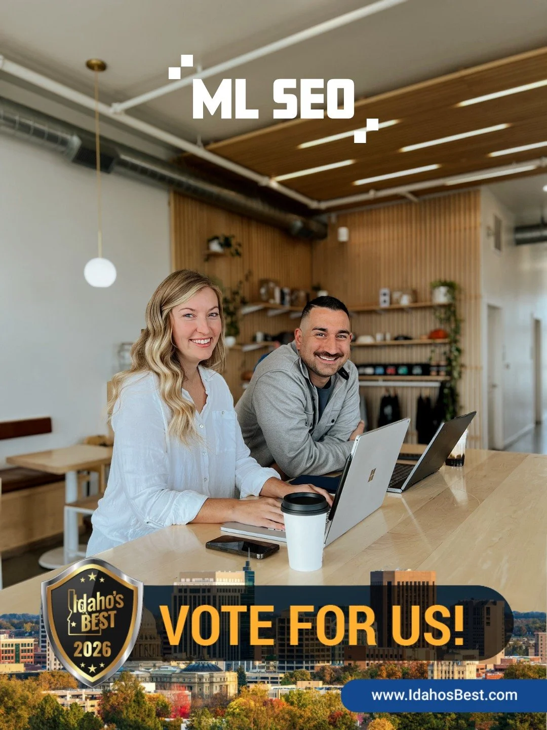 We&rsquo;re honored to be nominated for Idaho&rsquo;s Best 2026 in the Marketing Services category. Just being included alongside so many incredible agencies across the state means a lot to us.

If you&rsquo;ve worked with ML SEO, supported us, or be