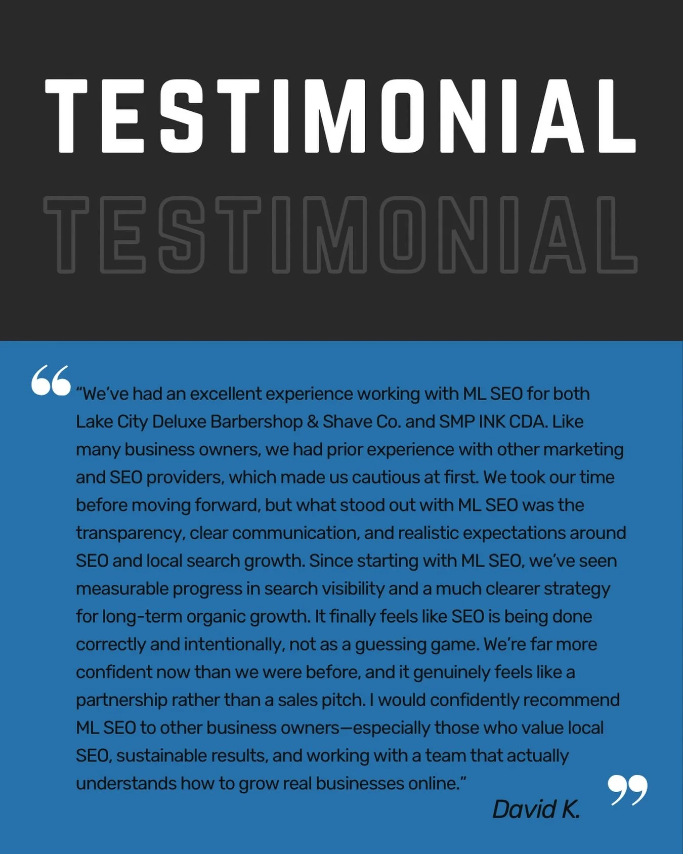 A lot of business owners come to us after feeling burned, confused, or disappointed by past marketing and SEO experiences. They&rsquo;ve been sold big promises, left in the dark, or stuck wondering what they were even paying for. That&rsquo;s why tra