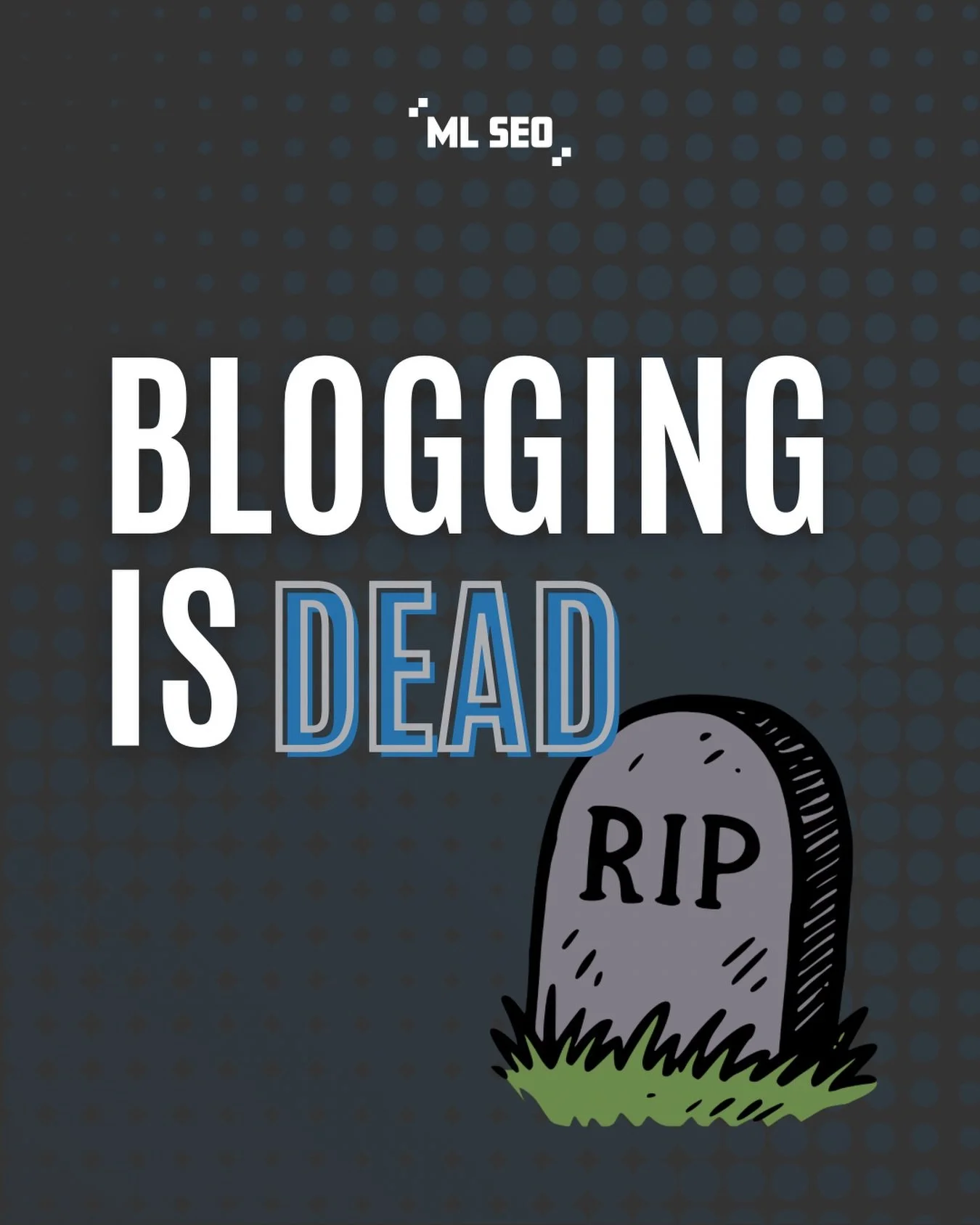 &ldquo;Blogging is dead.&rdquo; 

I hear this all the time, and I&rsquo;m going to tell you exactly why it&rsquo;s not only not dead&hellip; but still one of the most powerful SEO tools for growing your business online. 

Every blog post on your webs