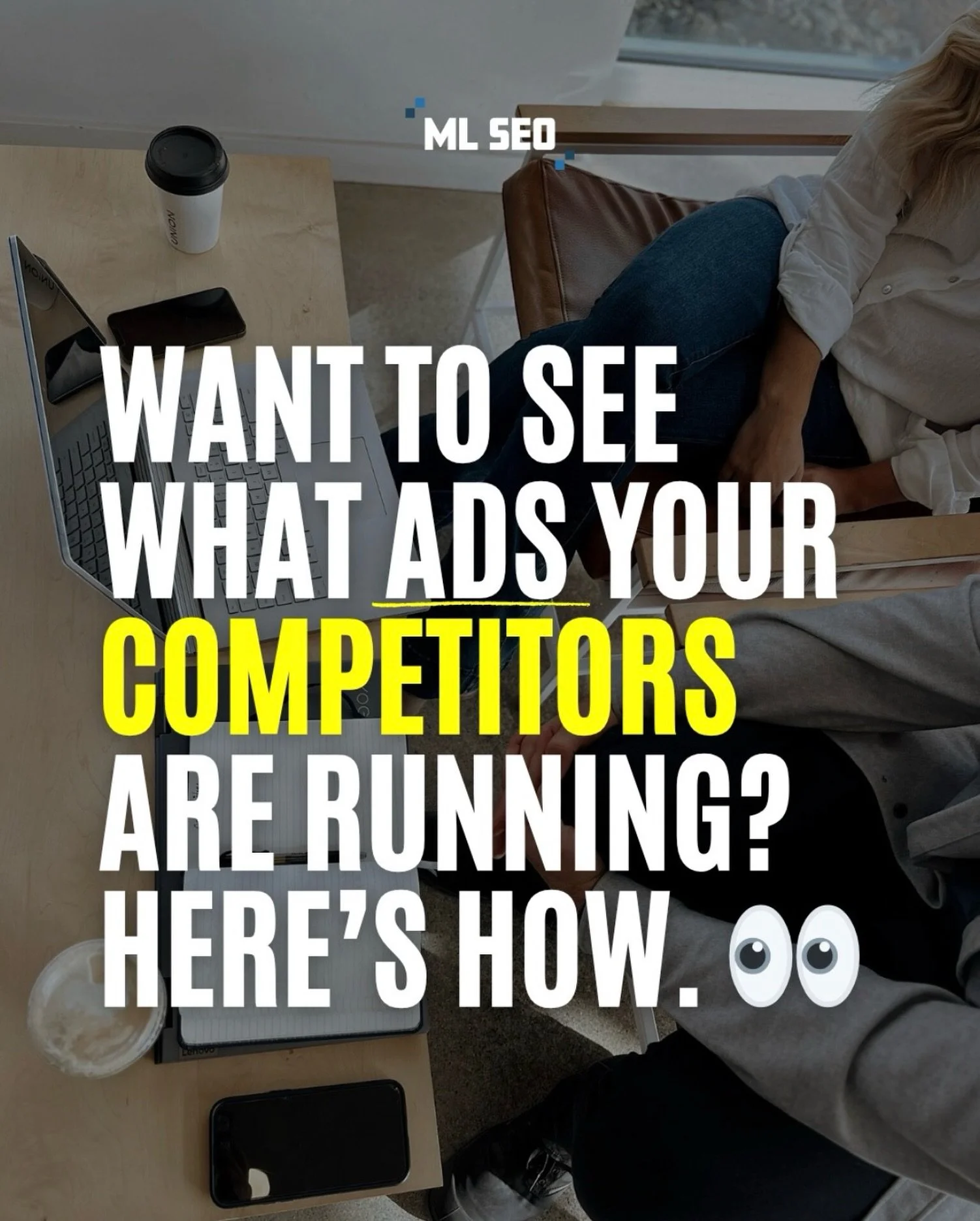 Yep&hellip; it&rsquo;s 100% public. 👀
You can actually see every active ad a business is running on Facebook and Instagram through the Meta Ad Library.

Here&rsquo;s what that means for you ⬇️
You can peek at what&rsquo;s working for other businesse